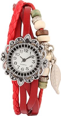 COSMIC RED SILVER BRACELET HAVING  PENDENT Watch - For Women