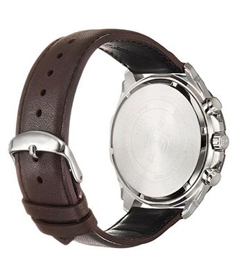 Men Fashion 539L 7B Brown Leather Analog Men's Watch