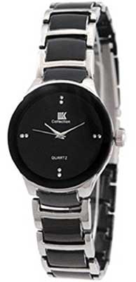 Parth IIK Oval Dial Black Metal Strap  Mens Watch By Parth8 Enterprise