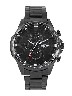 Men Black Analogue Watch PN-LB-80300