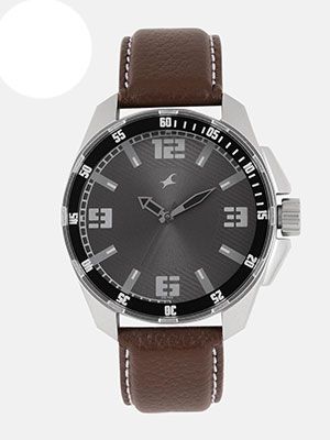 Men Grey Analogue Watch NK3084SL02