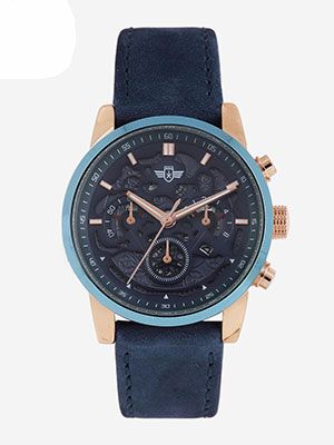 Men Blue Analogue Watch MFB-PN-BO-D6860G-B