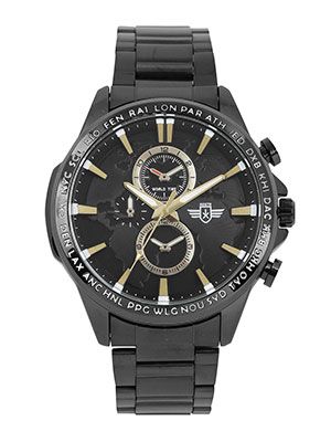 Men Black Analogue Watch MFB-PN-LB-80300