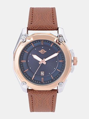 Men Navy Blue Analogue Watch RD002-B