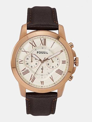 Men Cream-Coloured Analogue Watch FS4991