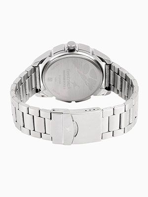 Men Silver-Toned Analogue Watch NK3124SM01
