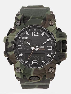 Unisex Green Analogue and Digital Watch MFB-PN-OS-AD1606