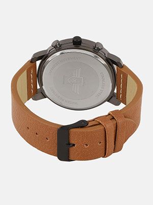 Men Charcoal Grey Analogue Watch MFB-PN-SNT-F19