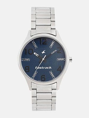 Men Navy Blue Analogue Watch 3184SM01