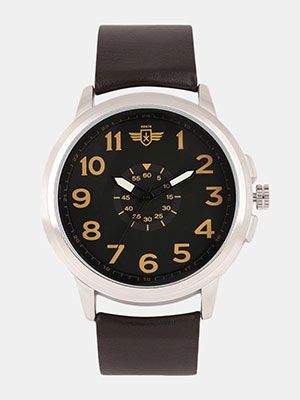 Unisex Black Analogue Watch MFB-PN-LW3733