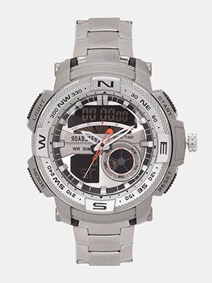 Unisex Grey Analogue and Digital Watch MFB-PN-SKM-1121