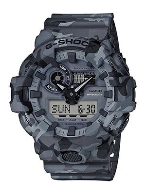 G-Shock Men Grey Dial Camouflage Watch GA-700CM-8ADR - G825