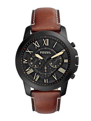 Men Black Chronograph Watch FS5241I