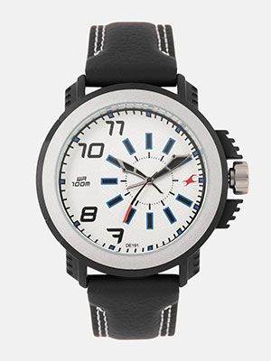 Men Silver Analogue Watch NK38015PL01_OR2