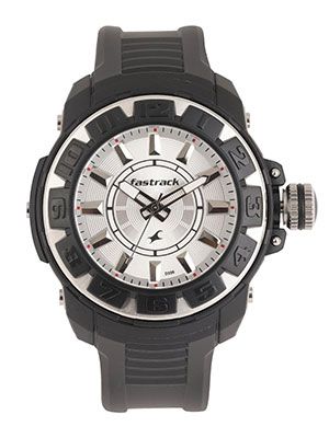 Men Silver-Toned Analogue Watch NK9334PP01_OR2