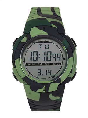 Unisex Green & Black Digital Watch MFB-PN-OS-1613