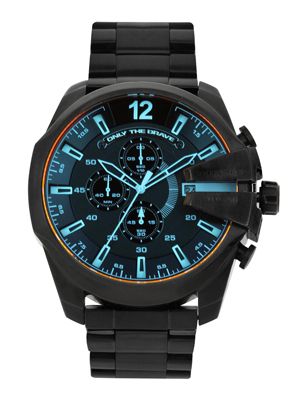 Men Black Dial Chronograph Watch DZ4318I