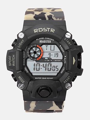 Men Black Chronograph Analogue and Digital Watch MFB-PN-SM-1385