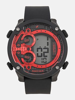 Men Red Digital Watch 38045PP01