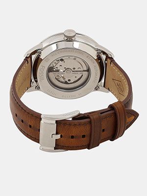 Men Navy Blue Analogue Skeleton Watch ME3110I