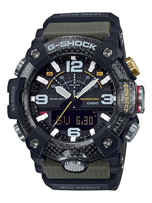 Men Black Analogue and Digital Watch G973