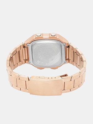 Unisex Rose Gold-Toned Digital Watch MFB-PN-SKM-1335