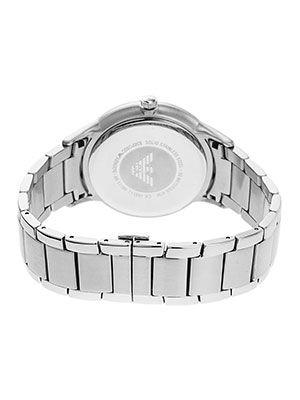 Men Blue & Silver-Toned Analogue Watch AR11180
