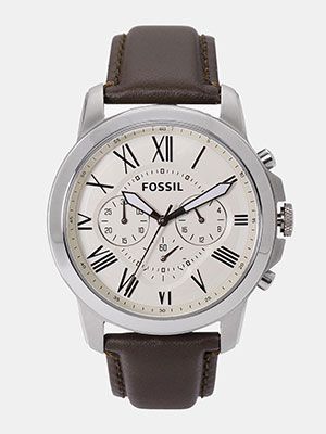 Men Cream-Coloured Chronograph Watch FS4735_SOR