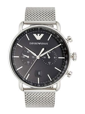 Men Silver-Toned Analogue Watch