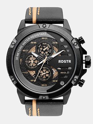 Men Black Chronograph Watch MFB-PN-OS-TX2910