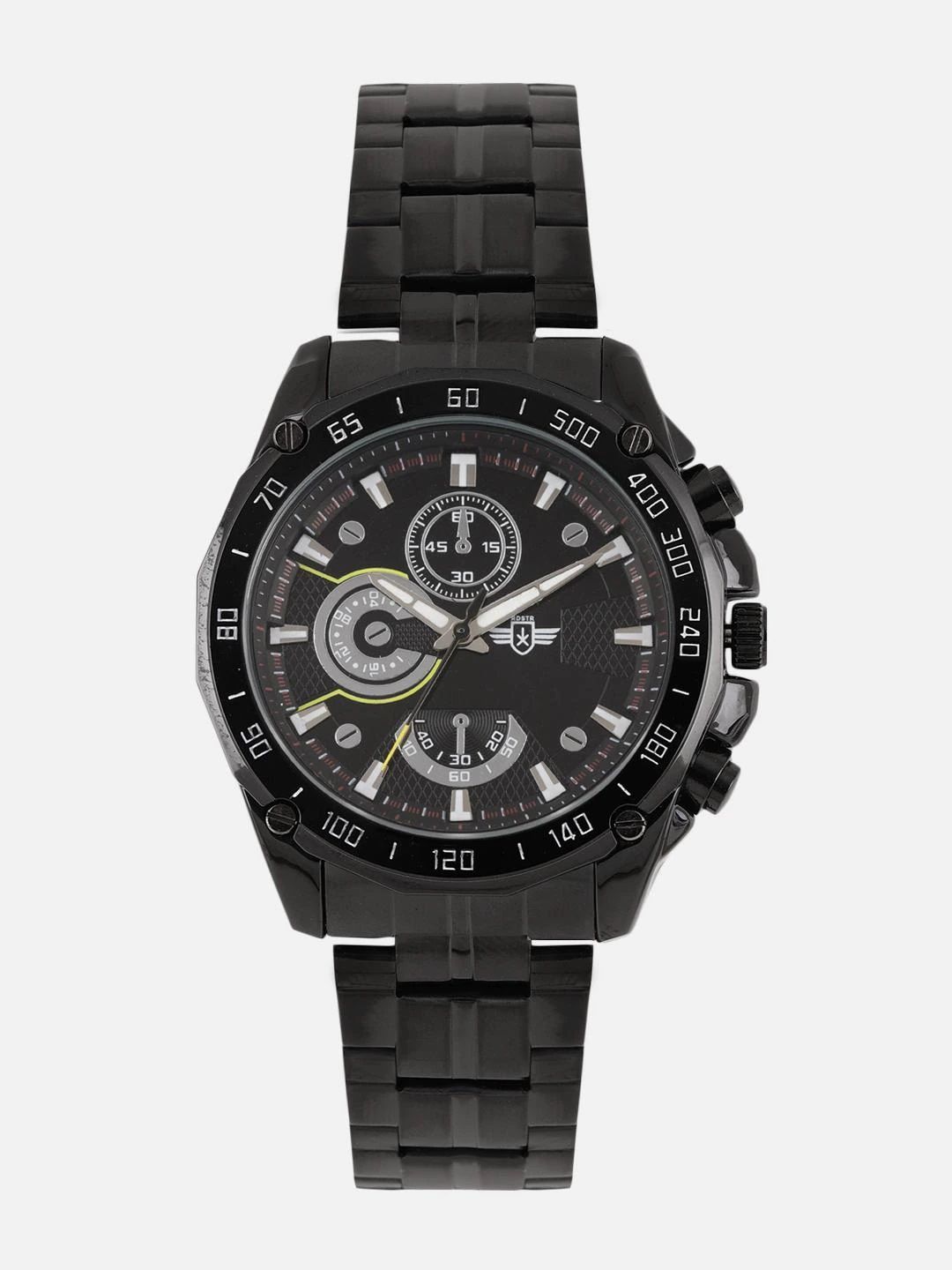 Men Black Analogue Watch MFB-PN-HP-3640