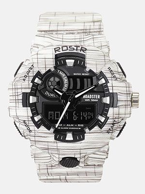 Men Black Analogue and Digital Watch MFB-PN-SM-8001
