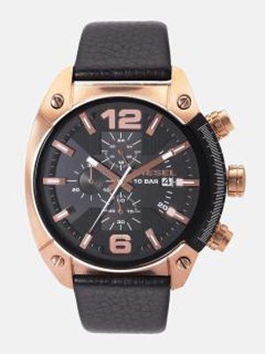 Men Black Analogue Watch DZ4297_SOR