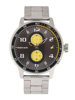Men Grey Analogue Watch NK3159SM02