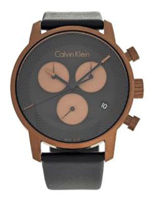 City Men Black Analogue Swiss Made Watch K2G17TC1