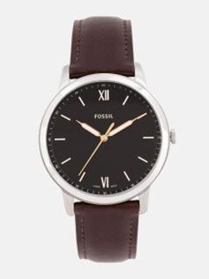 Men Black Solid Analogue Watch FS5464I
