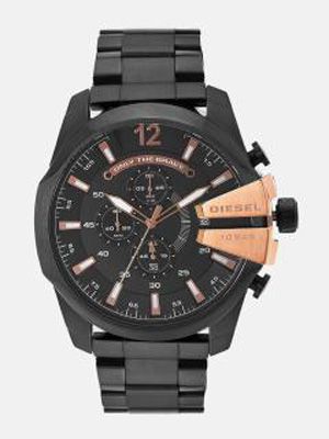 Men Black Analogue Chronograph Watch DZ4309_SOR