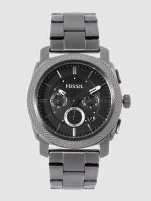 Men Gunmetal-Toned Factory Serviced Analogue Watch 4662