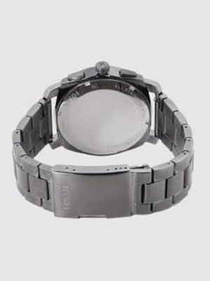 Men Gunmetal-Toned Factory Serviced Analogue Watch 4662