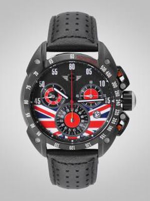 Men Black & Red Analogue Watch 160307