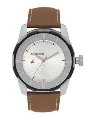 Men Silver-Toned Analogue Watch NK3099SL01_OR