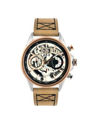 Men White Analogue Watch AV-4065-02