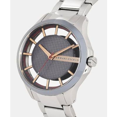 Men Grey Analogue Watch AX2405I