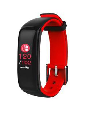 Red Fit Pro Waterproof Smart Fitness Band