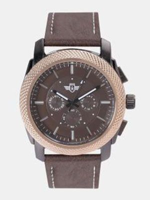 Men Brown Analogue Watch MFB-PN-LW3745