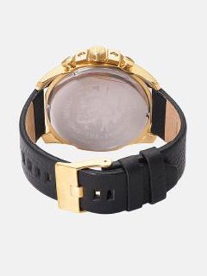 Men Black Analogue Chronograph Watch DZ4344_SOR