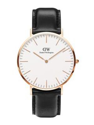 Classic Sheffield Rose Men White Analogue Watch DW00100007