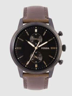 Men Brown Analogue Watch FS5437
