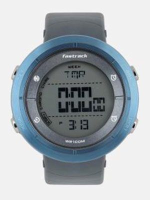 Men Grey Digital Watch 38047PP03
