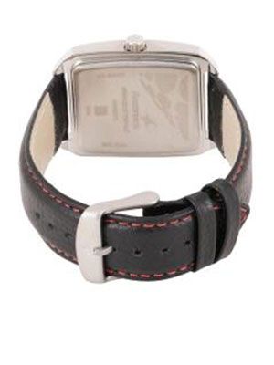 Men White & Black Analogue Watch